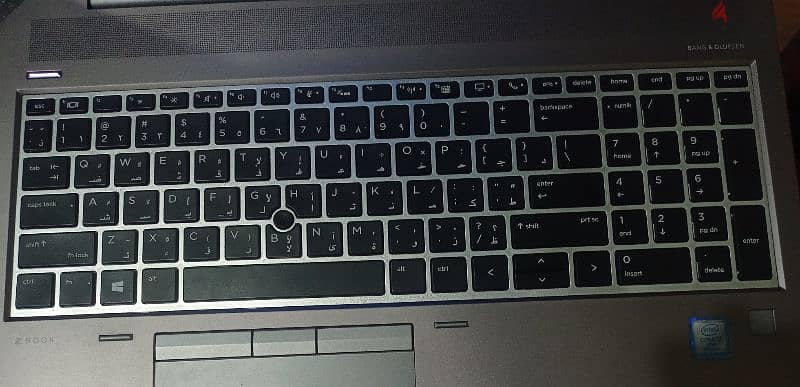 keyboard hp zbook 15g5,6 & 17g5,6 0