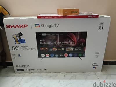 تلفزيون شارب سمارت اندرويد 11 google tv  4k