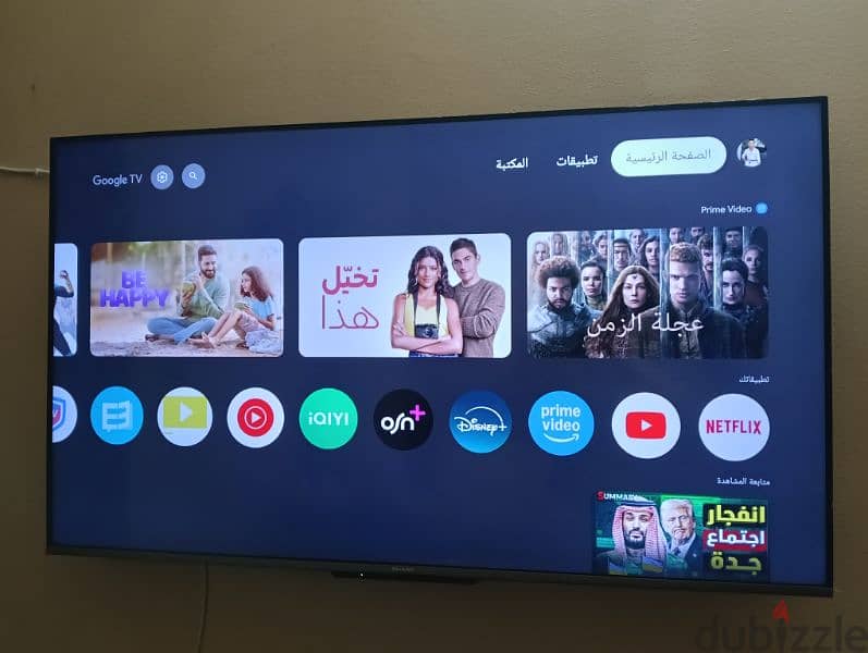 تلفزيون شارب سمارت اندرويد 11 google tv  4k 3