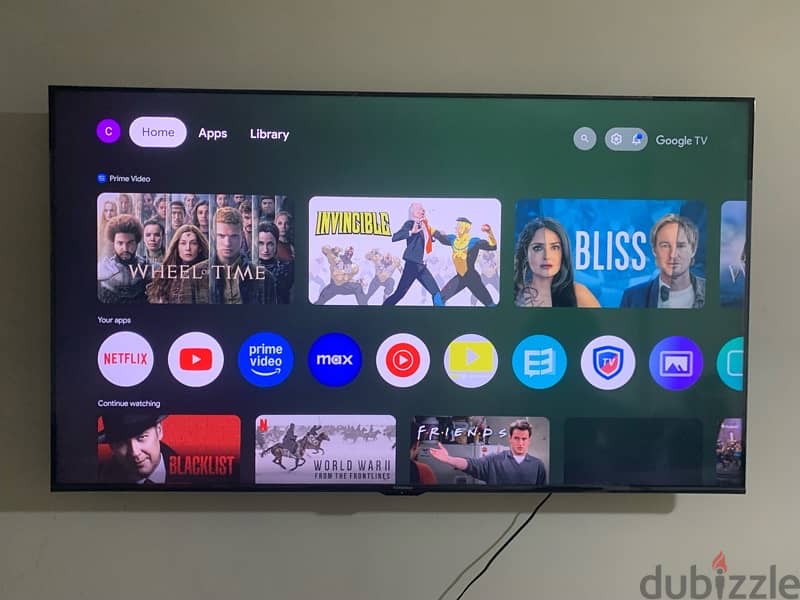 Tornado 65 inch Smart 4k frameless 0