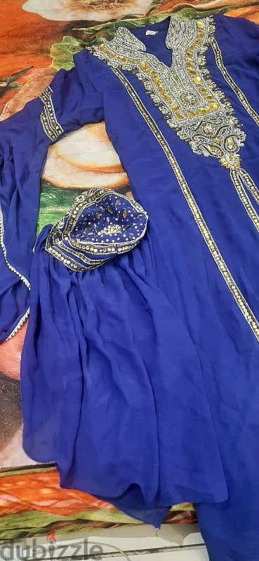 قفطان مغربي عبايه بالطرحه و الطاقيه عباية حريم السلطان kaftan 15