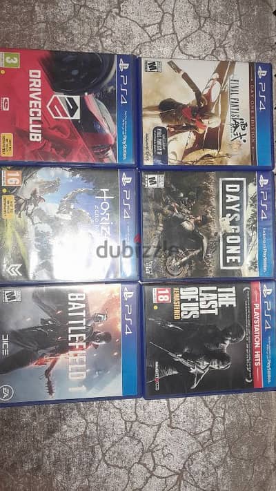 ps4 games كل اسطوانة سعر مختلف