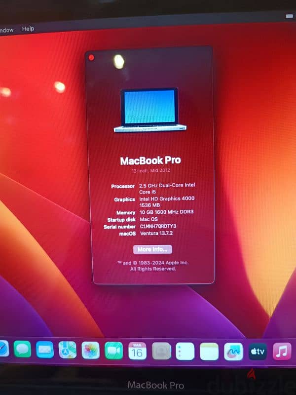 Apple Macbook Pro 2012 1