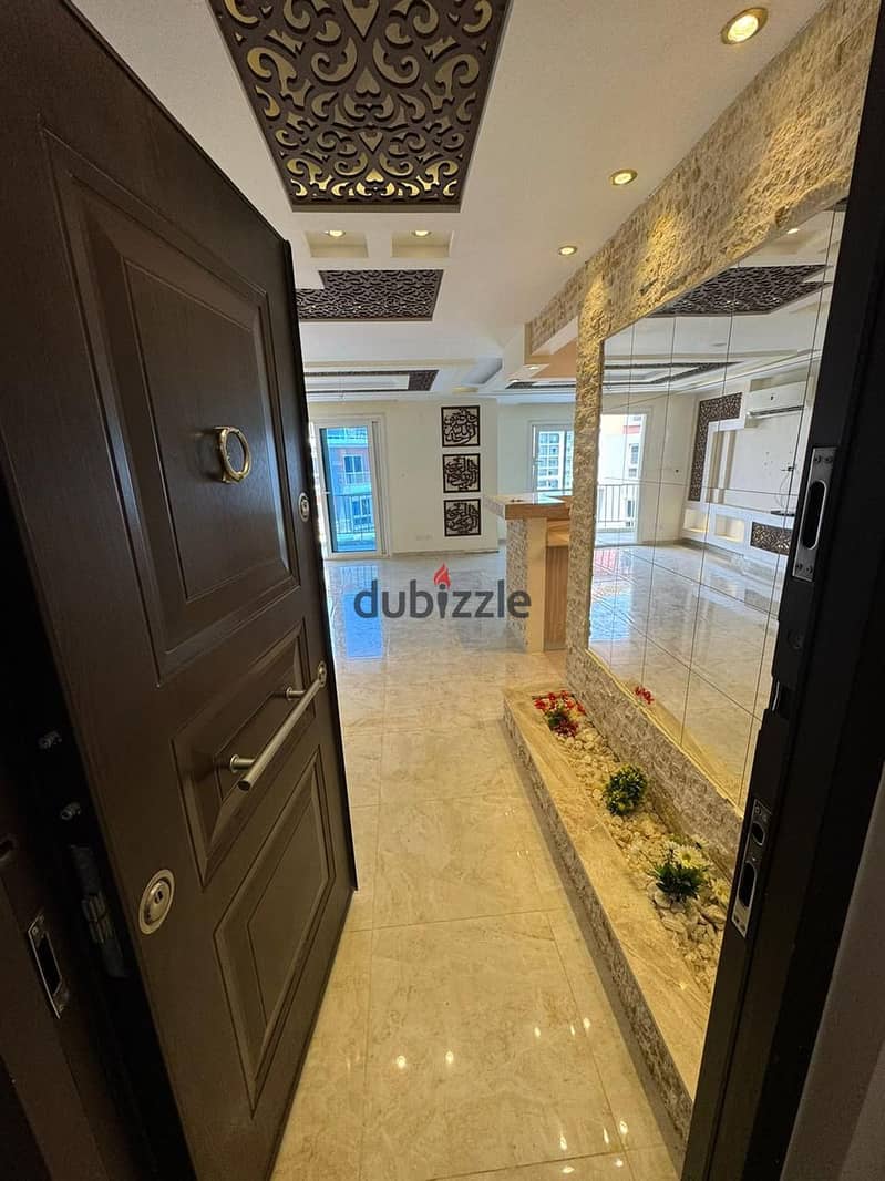 3-bedroom apartment, fully finished, for sale in New Cairo, with installments over 10 years 0