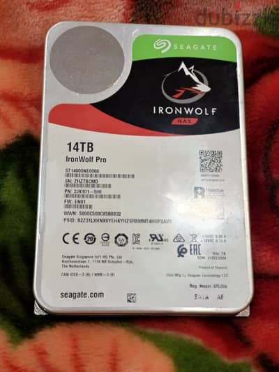 14TB Seagate Iron Wolf HDD