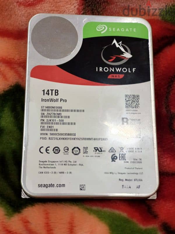 14TB Seagate Iron Wolf HDD 0