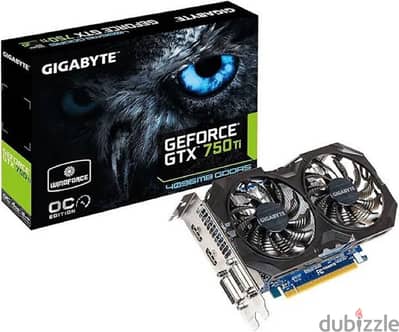 Gigabyte NVIDIA GTX 750Ti 5400 MHz 4 GB 128 Bit Graphics Card