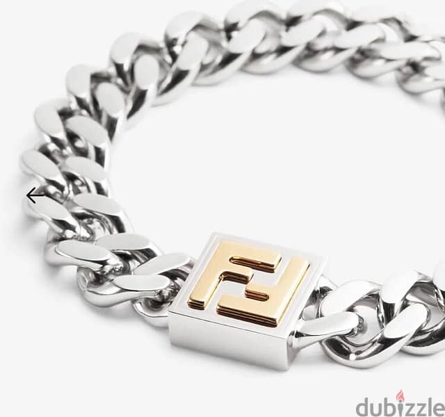 Fendi FF Chained Bracelet (Original) 0