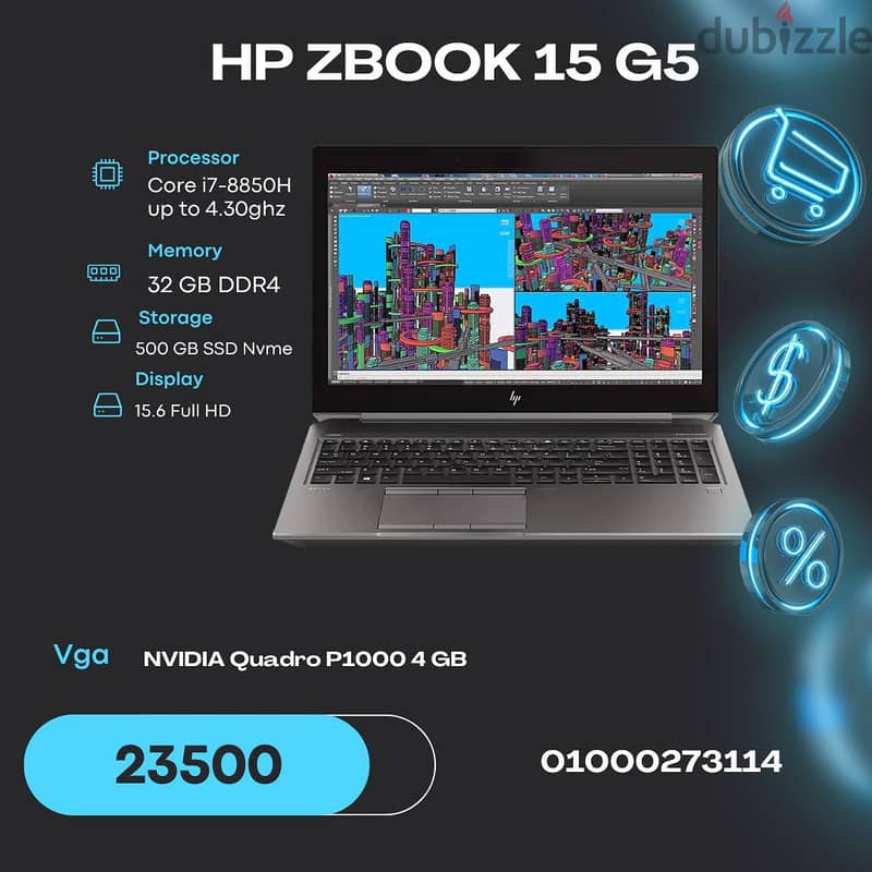 HP Zbook Fury 15 g7 Workstation 10