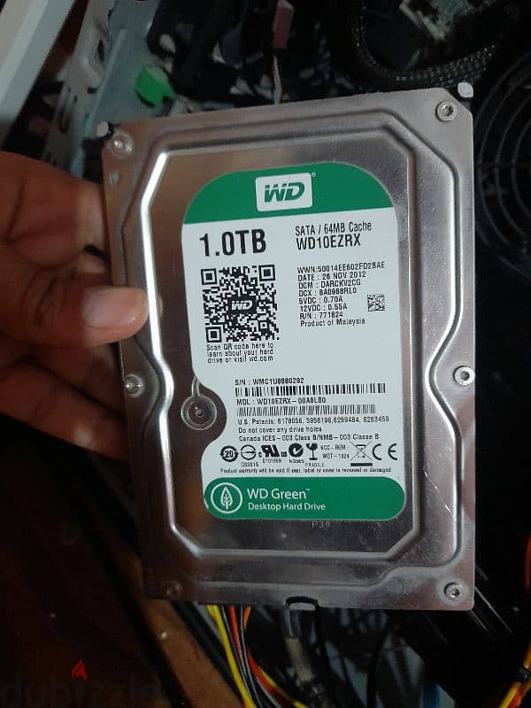 Hard 1Tb Blue And Green 1