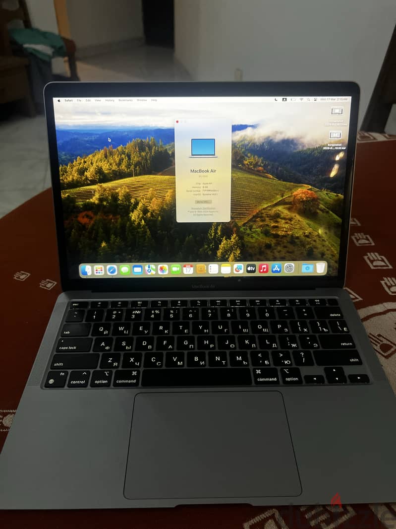 MacBook Air M1 Used 256GB 8 RAM 5