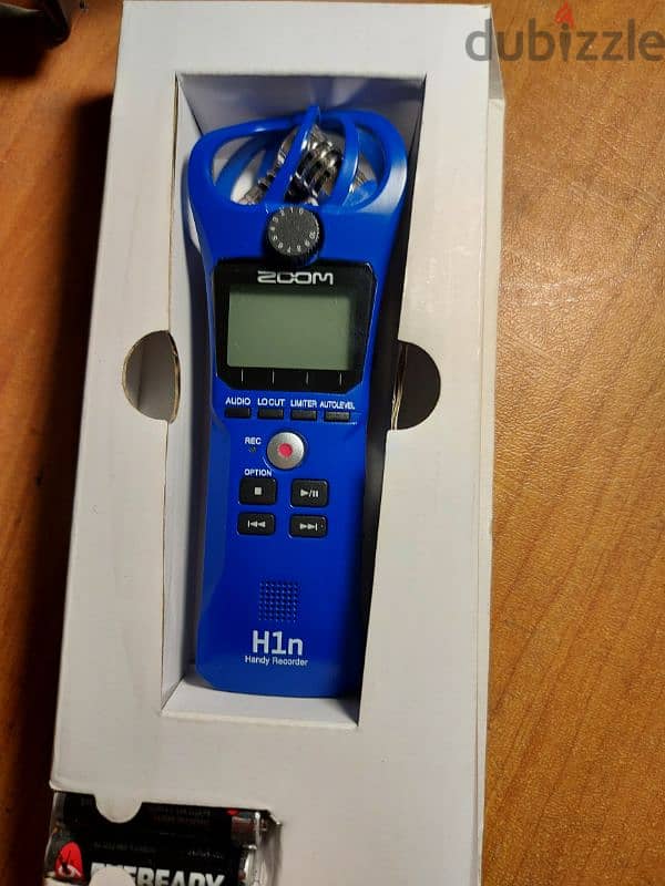 Zoom H1n recorder blue 4