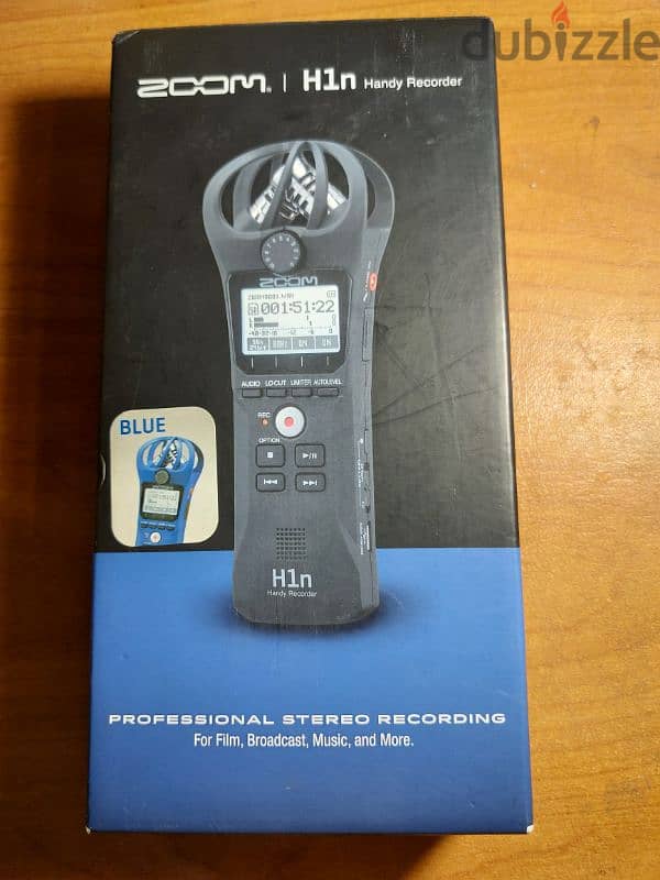 Zoom H1n recorder blue 5