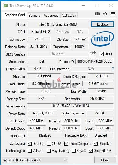 Dell latitude e6540 11