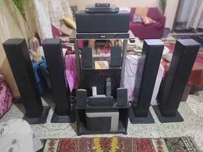 فليبس مسرح وصب 20000w عدد 14 سماعه وريموت اقرأ الوصف