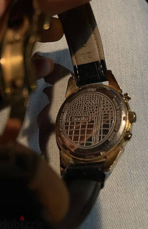 smalto gold watch 1