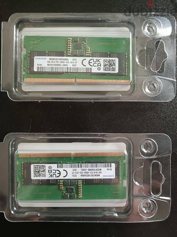 2x Samsung DDR5 8 Gb 2