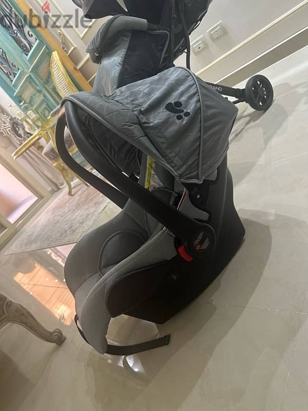 Stroller & car seat سترولر وكارسيت 7