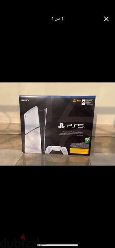 Ps5 slim digital new middle east version بلايستيشن 5 سلم ديجيتال جديد 0