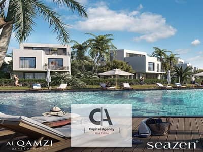 With a special cash discount a chalet in View on the sea in Seazen North Coast | Fully finished with kitchen and air conditioners | 10% down payment