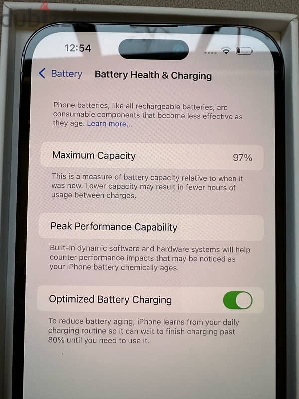 14 pro max  97% battery health 1