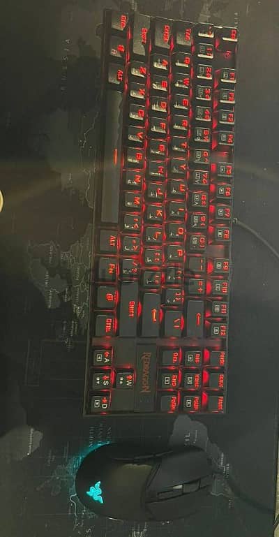 REDRAGON K552 KUMARA red backlight - blue switches