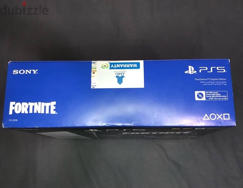 playstation 5 slim digital edition fortnite version متبرشم بضمان سنة 2