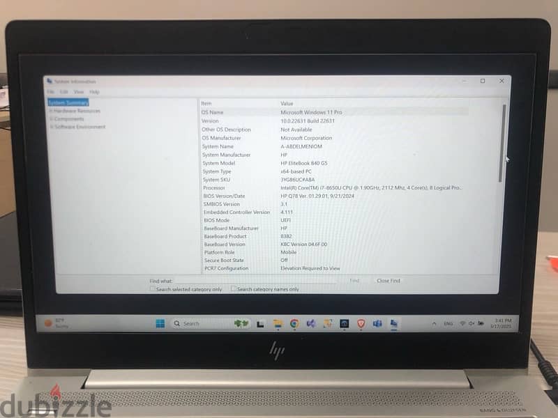 Laptop HP EliteBook 840 G5 4