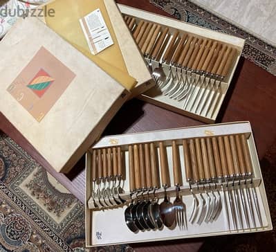 WMF Germany silverware set of 24 طقم معالق ٢٤ قطعة الماني مختوم