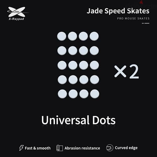 X Raypad Jade Dot Mouse Skates ماوس سكيت 1