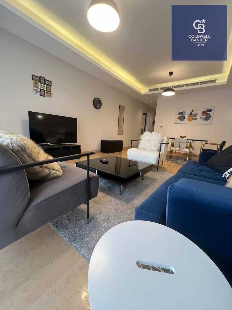 Apartment for sale  very prime location . . fully furnished with Acs in cario festival compound  new cairo 0