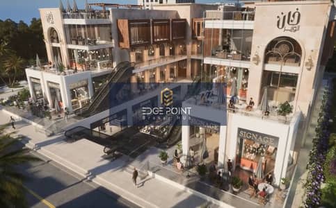 Commercial shop for sale, 49 m, in Al-Qarnful, Fifth Settlement, distinguished location, in the Al-Qarnful neighborhood, villas, on a 90-meter-wide st