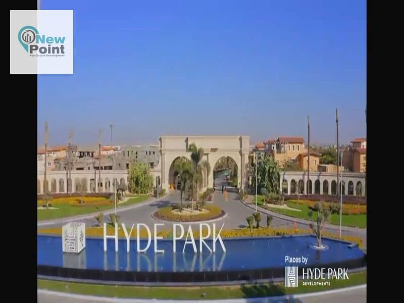 With Hyde Park, own the last standalone villa, 5 rooms, immediate delivery + fully finished in the Fifth Settlement 0