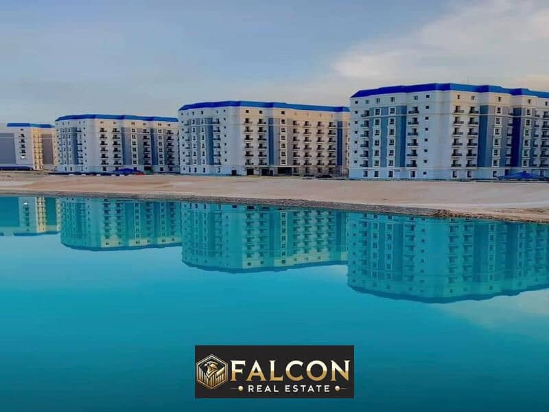 With DP 15% Sea View Apartment 143m Fully Finished For Sale In Latin District Alamein City North Coast  Installments 10 Years 0