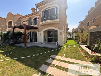 Villa for rent in Shorouk City, El Patio, overlooking the best view, private finishing, first residence with air conditioning (290 m)