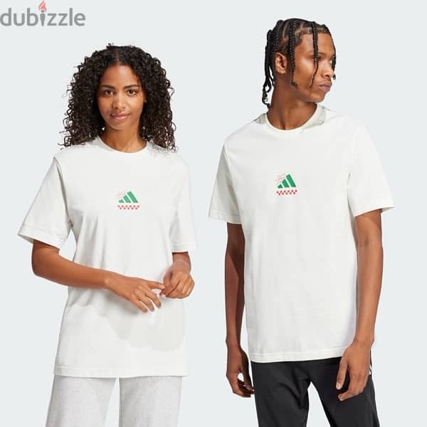 The Original Unisex Adidas Lounge Pizza Tee 0