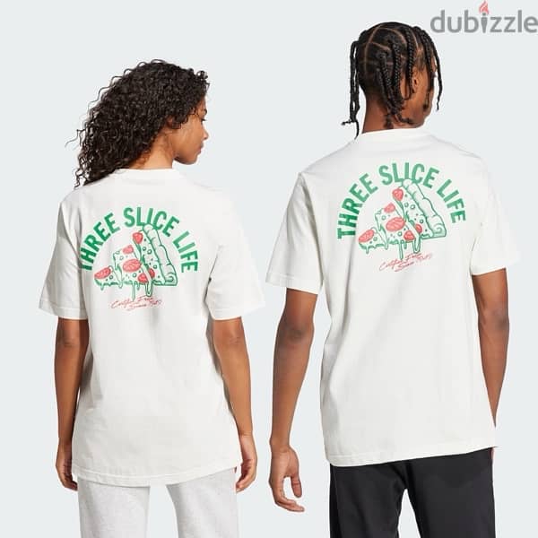 The Original Unisex Adidas Lounge Pizza Tee 1