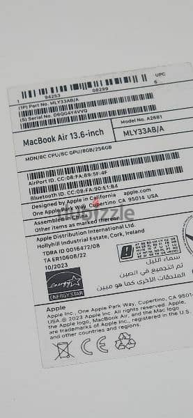 MacBook air m2 13 inch 6 caycl count