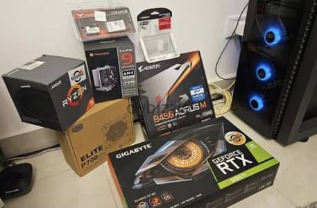 لليبع bundle كمبيوتر RTX 3060 TI , Ryzen 5 ,32 GB