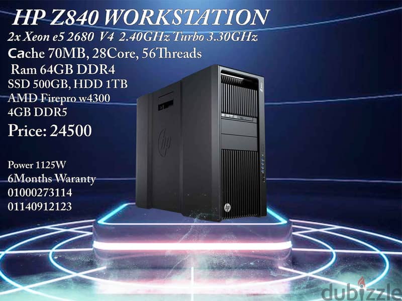 HP Z840  Workstation V4 2