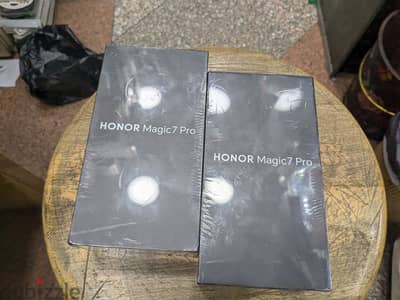 Honor Magic 7 Pro dual sim 512/12G Lunar Shadow Gray جديد متبرشم