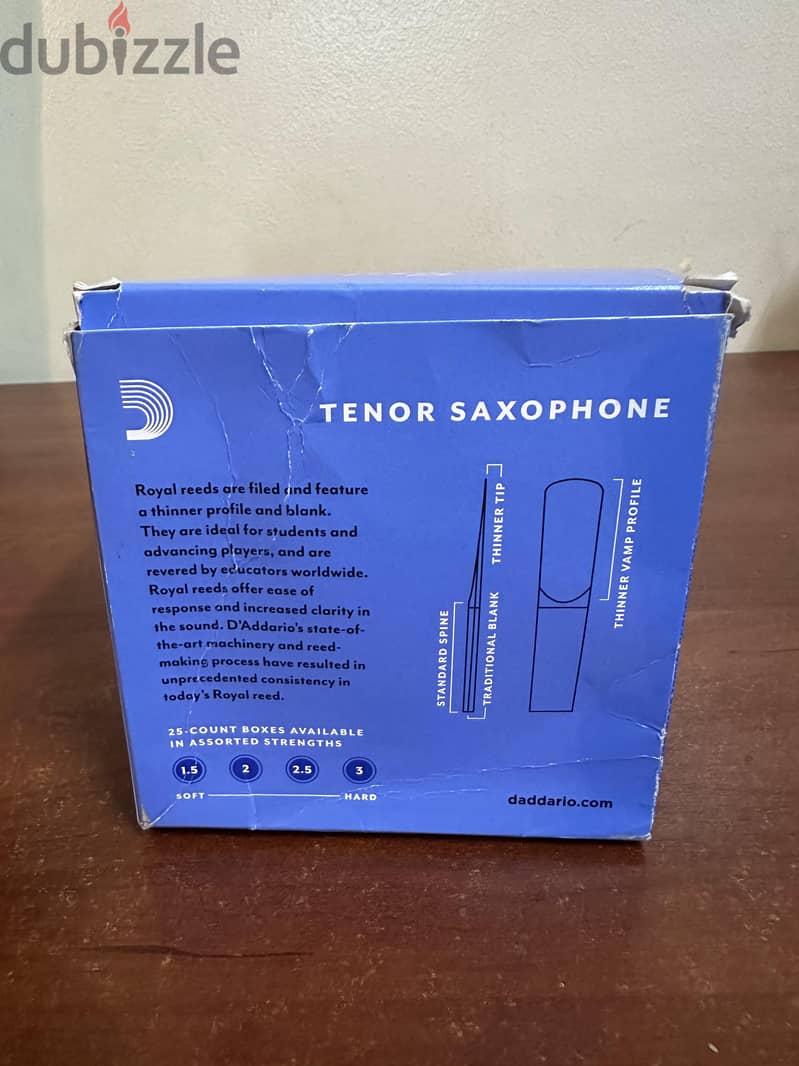 Tenor Saxophone Rico Royal Reeds-ريش ريكو رويال ساكسفون تينور sax ساكس 2