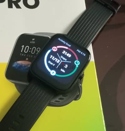 سمارت وتش امازفيت Amazfit برو بعلبتها -- تواصل 01227233829