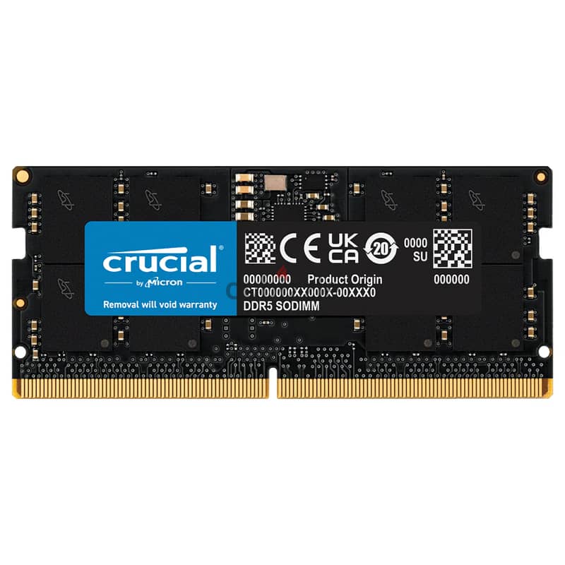 Crucial RAM for Laptop 16GB DDR5 5600MHz 2