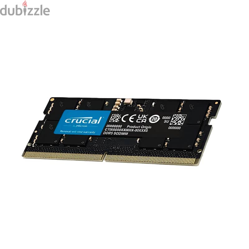 Crucial RAM for Laptop 16GB DDR5 5600MHz 4