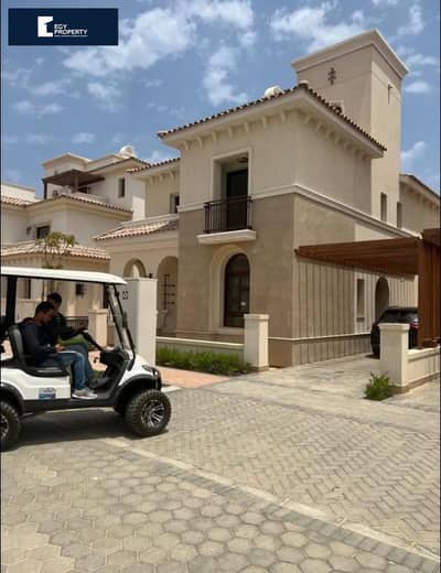 First Row On Golf Fully Finished Standalone Villa 450m For Sale In MARASSI - North Coast Ready To Move With LOWEST PRICE IN MARKET Own Now !!