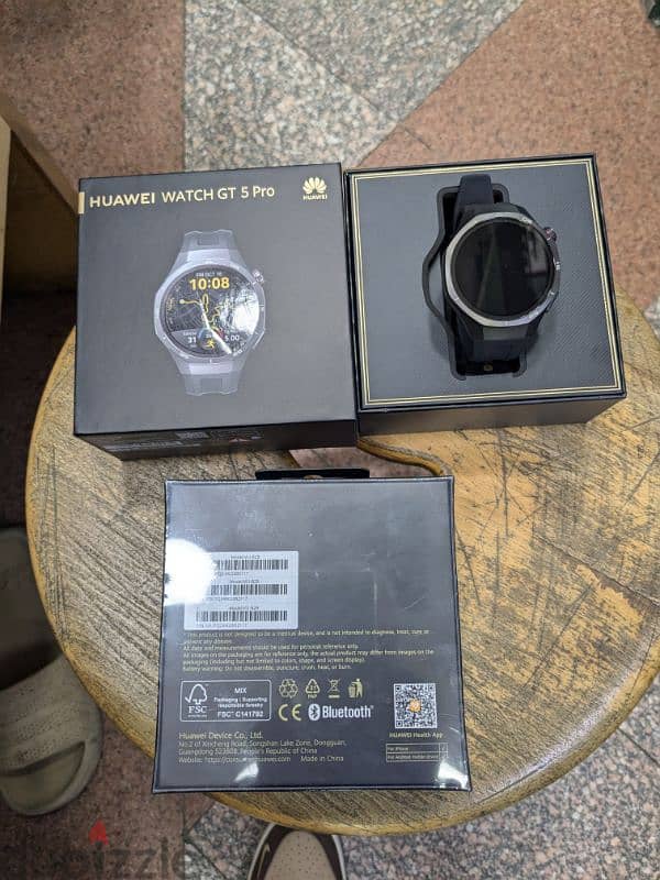 Huawei Watch GT 5 Pro Black جديد متبرشم 1