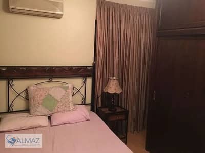 Furnished ground floor apartment with a garden for rent in Al Rehab City Group 47