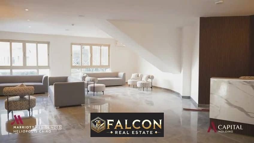 Fully finished apartment with air conditioning in Marriott, near City Center Almaza, with installments up to 6 years. 0