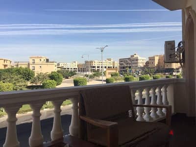 Furnished apartment for rent in Beverly Hills compound, Phase two 200 m, Sheikh Zayed